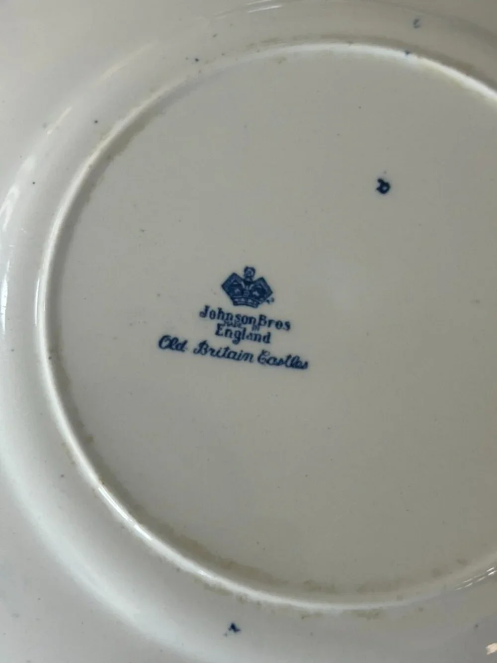 Transferware Plate Collection-Blue & White, Made in England